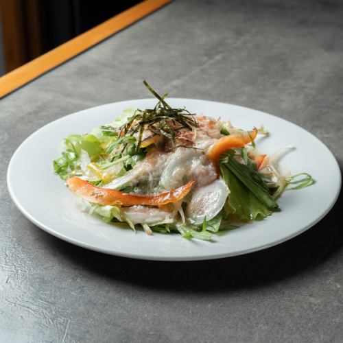 明太とろろの15品目サラダ