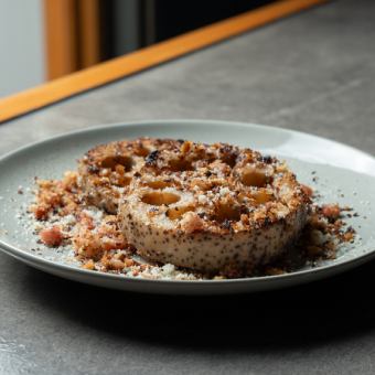 蓮根はこう食べる　蓮根ステーキ