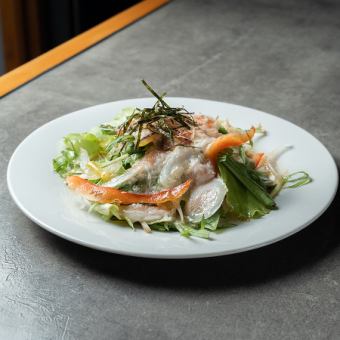 明太とろろの15品目サラダ