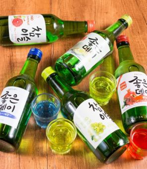 ゆったり掘りごたつ個室でチャミスル1杯～食べ飲み放題まで！プレミアム飲み放題にはマッコリも飲み放題&もちろん生ビールも！