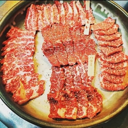 極上馬焼肉５種盛り