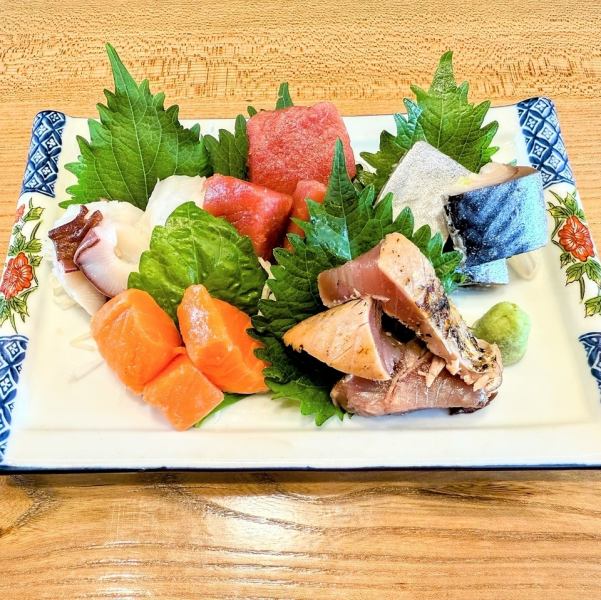 【昼呑み大歓迎】北海道白糠産のたこや本マグロ、産地直送の鰹藁焼き等、海鮮メニューも自信あり!