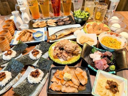 【6.7월의 특별 연회 코스】~토카치~16품 4,000엔 생맥주 포함 50종!마실 수 있는 120분