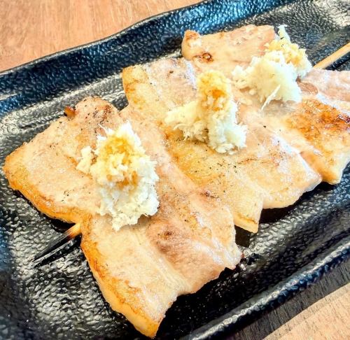 十勝産豚の山わさび醤油串