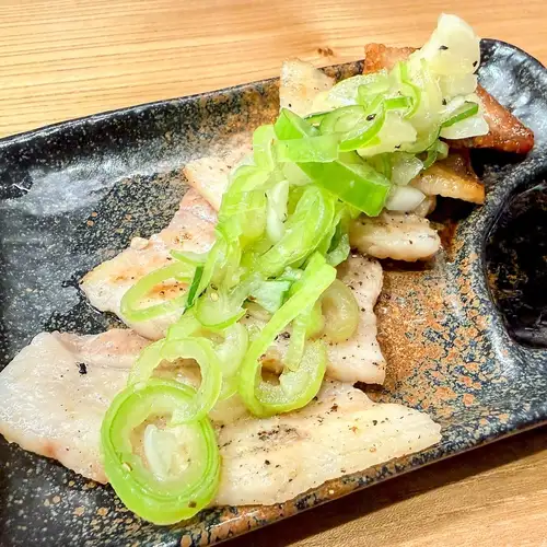 十勝産豚の旨塩ネギ焼き