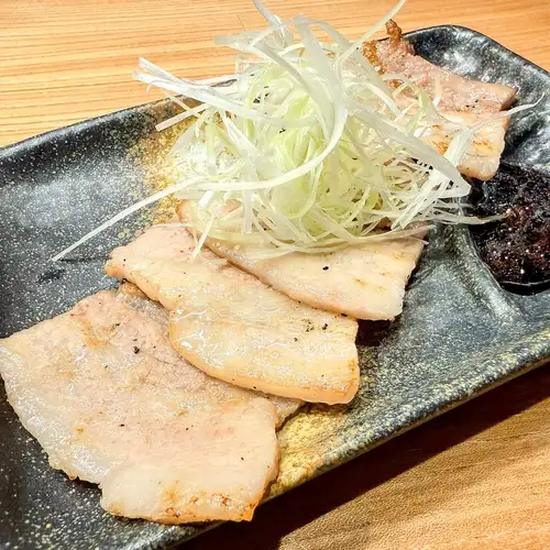 十勝産豚の白髪ねぎ焼き