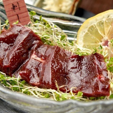 Horse liver sashimi ~Limited quantity~