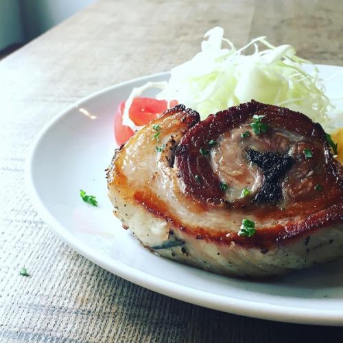 Pork belly porchetta