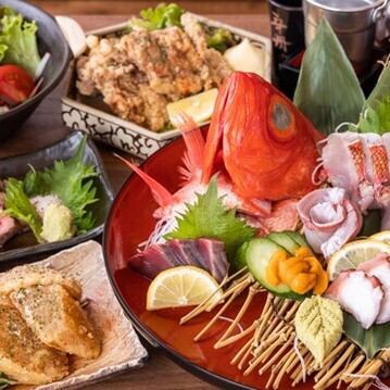 [3 minutes walk from Minamimorimachi Station] Enjoy high-quality fish at reasonable prices!