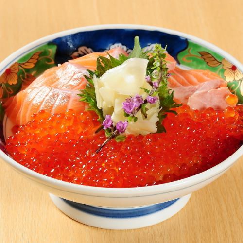 サーモン親子丼