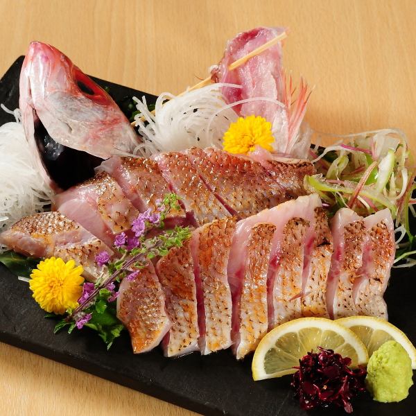 野生真鯛生魚片