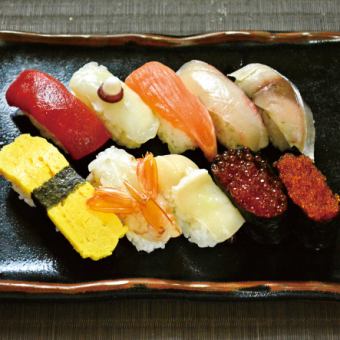 Medium-sized sushi for 1 person (10 pieces)