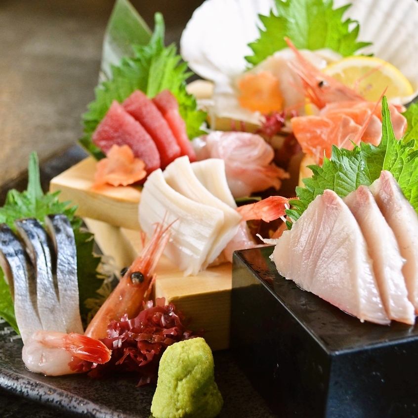 【Completely individual room equipped!】 Please enjoy seasonal fresh seafood in single item & course!