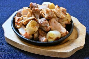 4種の焼き鳥鉄板焼き