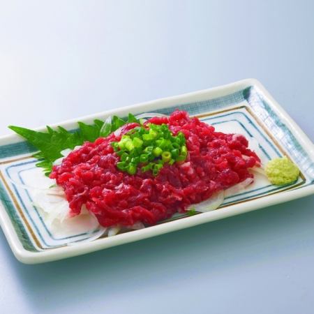 Horsemeat Sashimi with Wasabi Soy Sauce