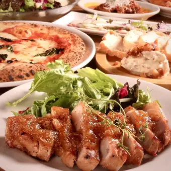 ◇お得な秋宴会！石狩産望来豚ロースト等全9品+生ビール付き２時間飲み放題3500円