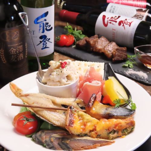 这些食物和酒非常搭配。