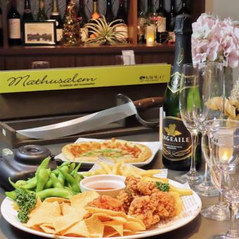 [Bridal Course] 120-minute all-you-can-drink included! 5 dishes including homemade lasagna, 4800 yen (tax included)