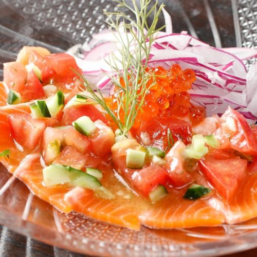 サーモン部オリジナル『サーモンパッチョ』