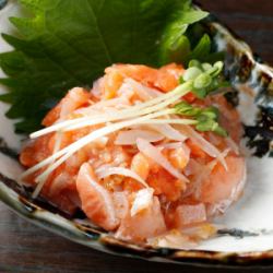 シルバーサーモンと梅水晶のコラボ