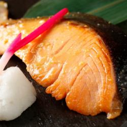 銀鮭の西京焼き