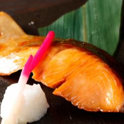 銀鮭の照り焼き