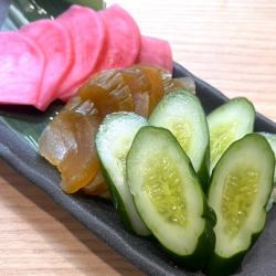 お新香盛り合わせ