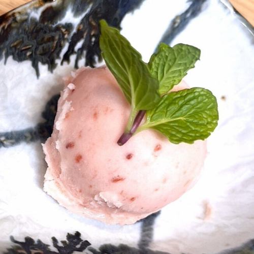 季節のシャーベット