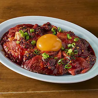 赤身ホルモンのスタミナ焼き