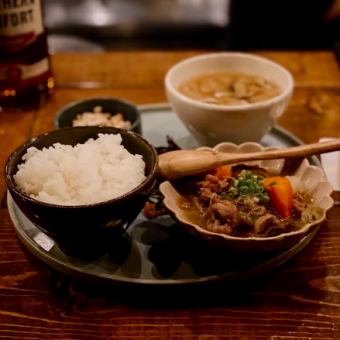 Beef tendon set meal