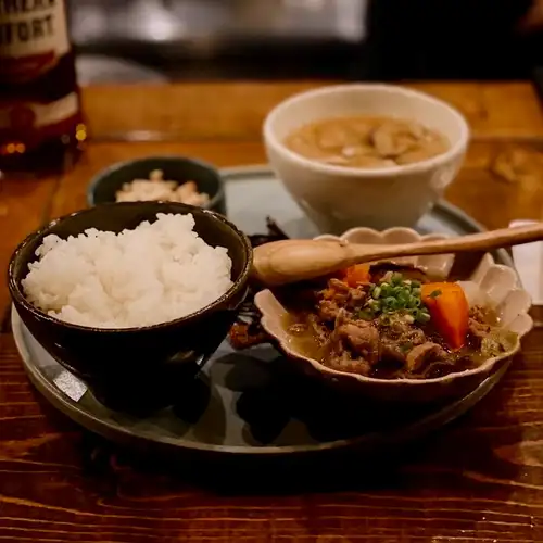 Beef tendon set meal