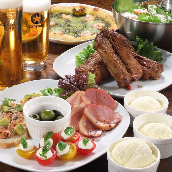 【気兼ねなくお酒が飲める♪】☆飲み放題付きコース☆