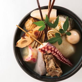 Take-out: various types of oden