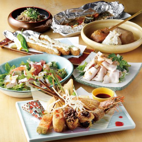 【雅套餐（含无限畅饮）】关东煮（厨师推荐）和黑毛和牛烤牛肉