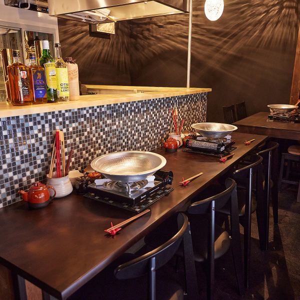 [Stylish counter that can be used for dates] At the stylish counter with an adult atmosphere, not only for one person.It is a space that is easy to use for dates etc.You can also have a friendly conversation with the staff and spend a special time.
