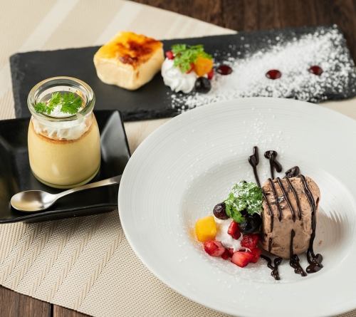 スイーツもふんだんに♪