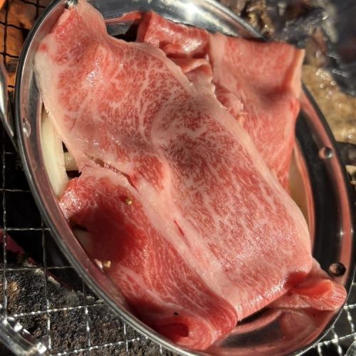 A5黒毛和牛しゃぶすき鍋(おろしポン酢付き)