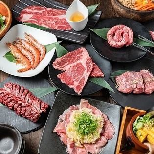 焼肉食べ放題3608円～！黒毛和牛・牛タンの食べ放題コースも♪