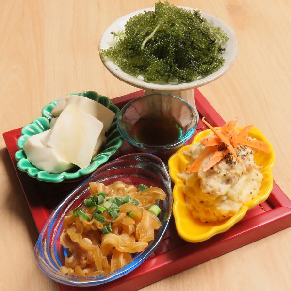 まずはこれ☆ おつまみおまかせ4種盛り