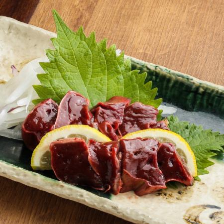 [November to April only] Chicken liver aburi sashimi