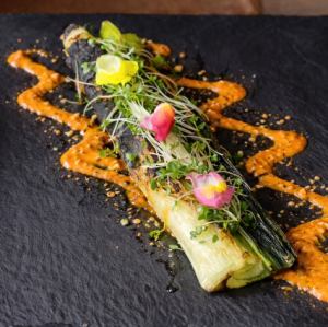 薪焼き長ネギロメスコソース