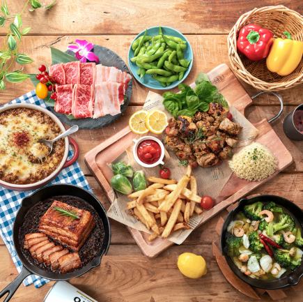 골드 스타 BBQ 플랜 (알코올 음료 무제한 포함)
