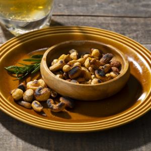 Wood-fired mixed nuts