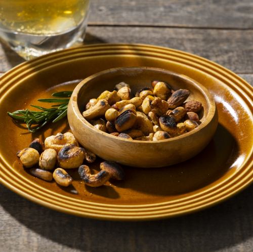 Wood-fired mixed nuts