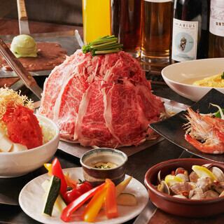 平日期間限定！【名物和牛ボルケーノ付食べ飲み放題】全28種食べ放題！