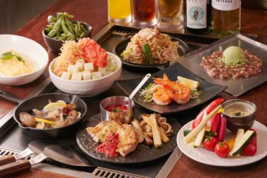 忘年会受付中！くらや定番コース5500円(税込)★】2時間飲み放題付！くらや自慢のコース！