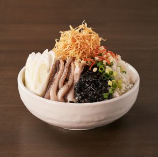 いか墨リゾットもんじゃ