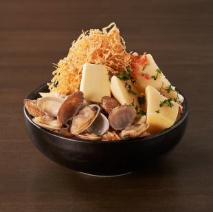 アサリたっぷりクリームもんじゃ