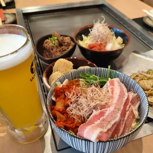 自慢のもんじゃ焼き！