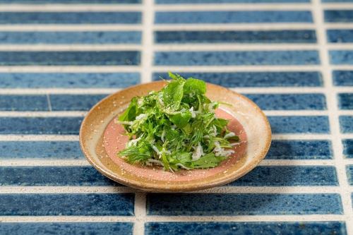 Whitebait and watercress salad